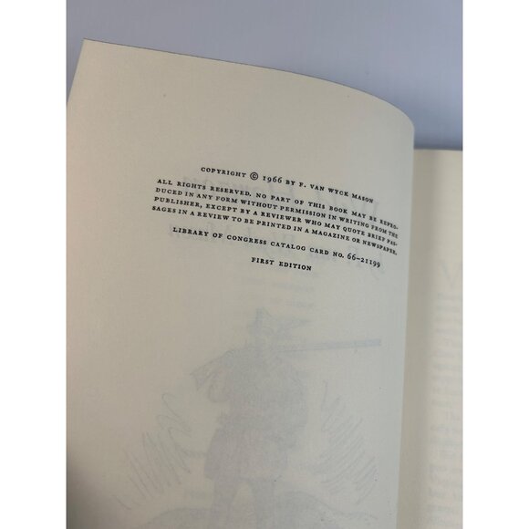 Vintage 1966 WILD HORIZON by F. Van Wyck Mason 1st ED HC Book Revolutionary War - Picture 10 of 10